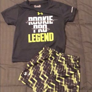 Under Amour Boy’s T shirt and shorts set